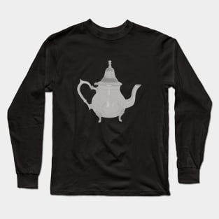 Moroccan Teapot - Atay Teapot -  Berrad Atay - Berrad Teapot Long Sleeve T-Shirt